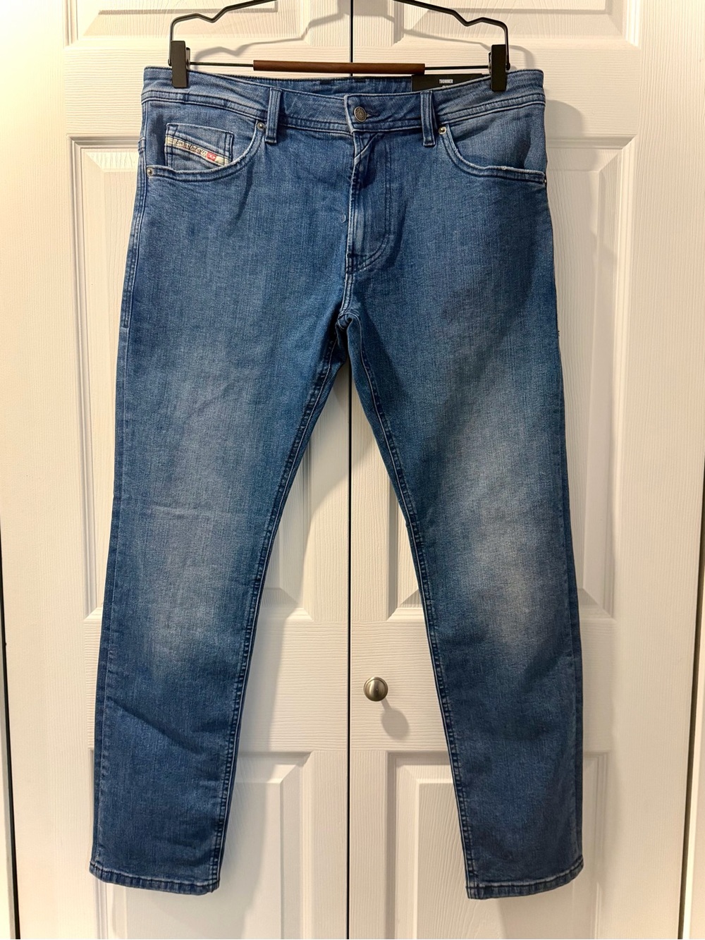NWT! Diesel Thommer Blue Jeans - Low Slim Fit